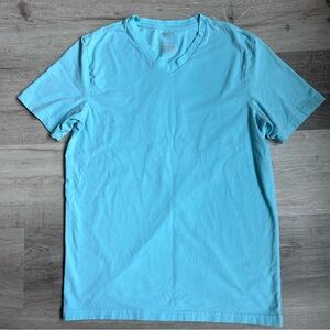Express Men’s V-Neck T-Shirt in Aqua